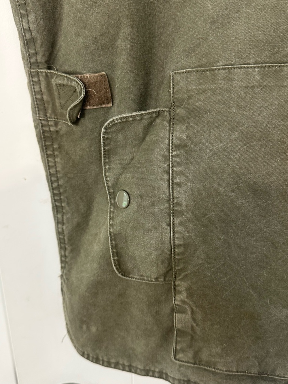 Vintage-Banana Republic  Olive Hooded Utility Vest - Women - Picture 5 of 9